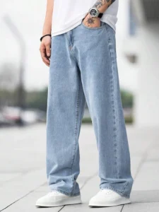 Classic Blue Baggy Denim
