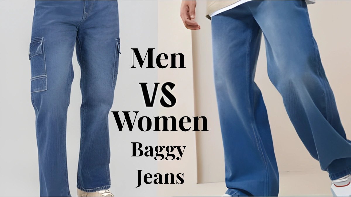 Men vs Women Baggy Jeans