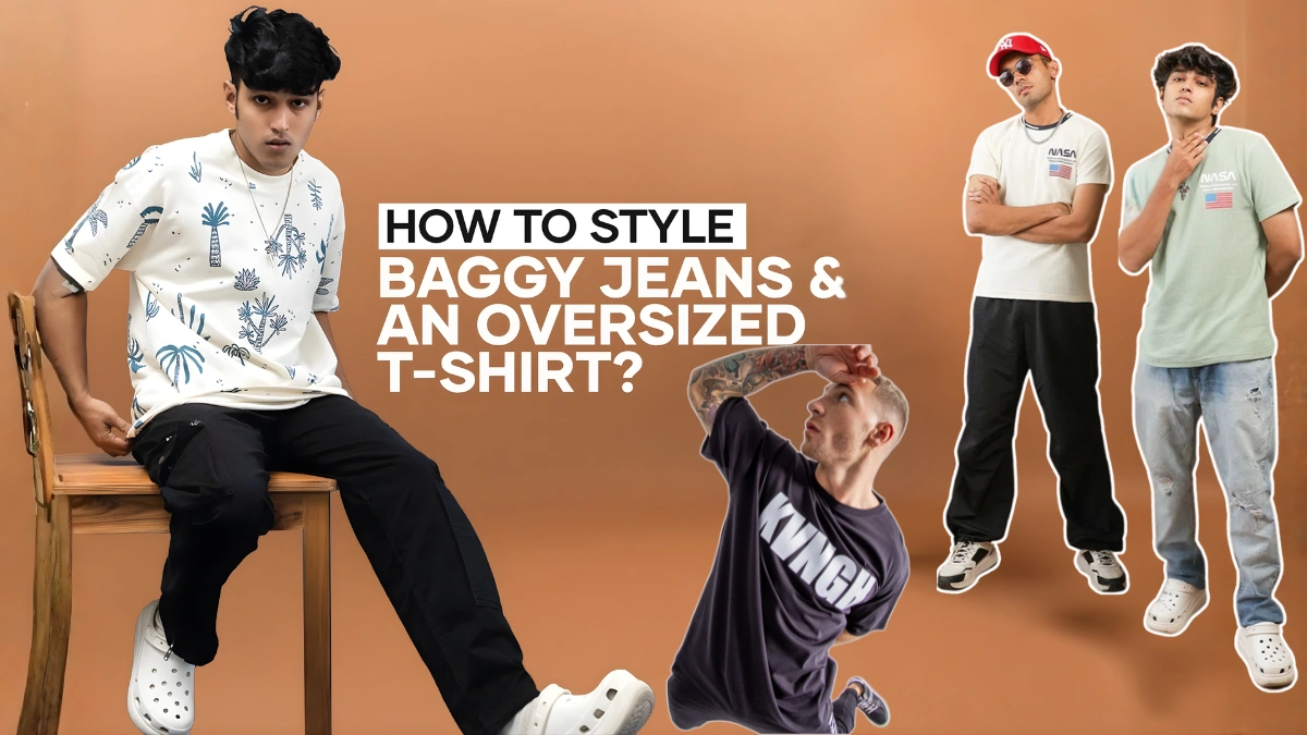 Oversized Tees With Baggy Jeans