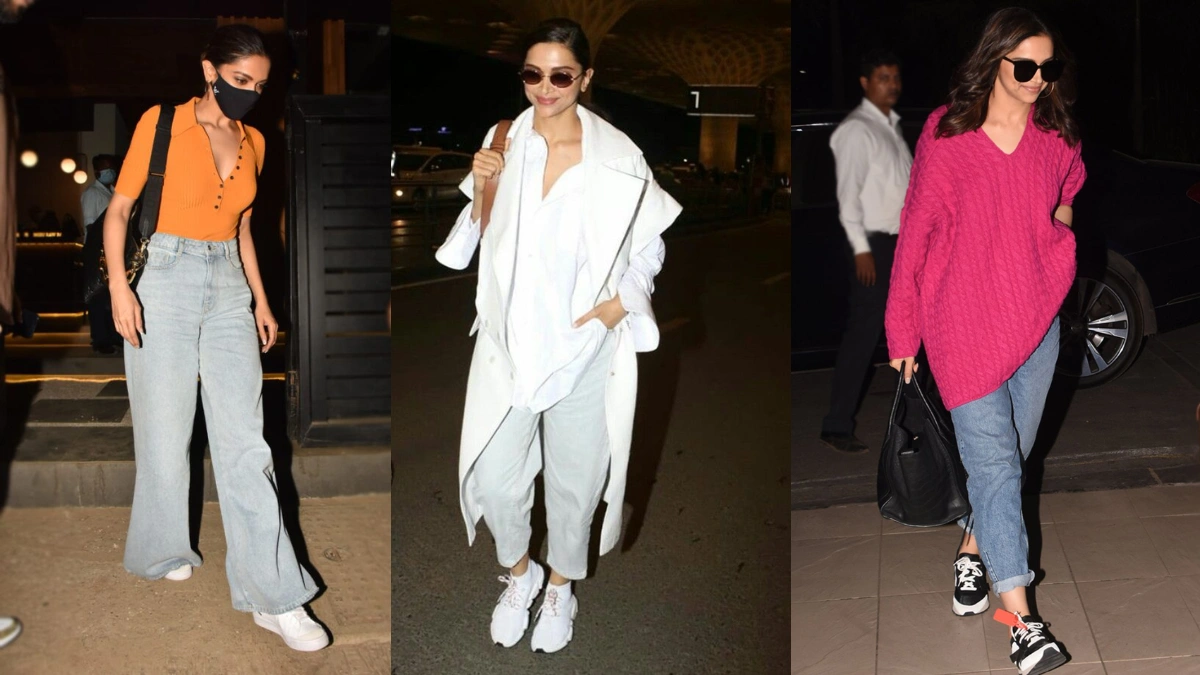 baggy jeans airport outfit women