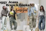 baggy jeans brunch outfits