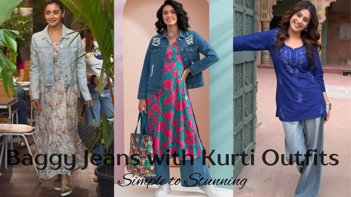 baggy jeans with kurti