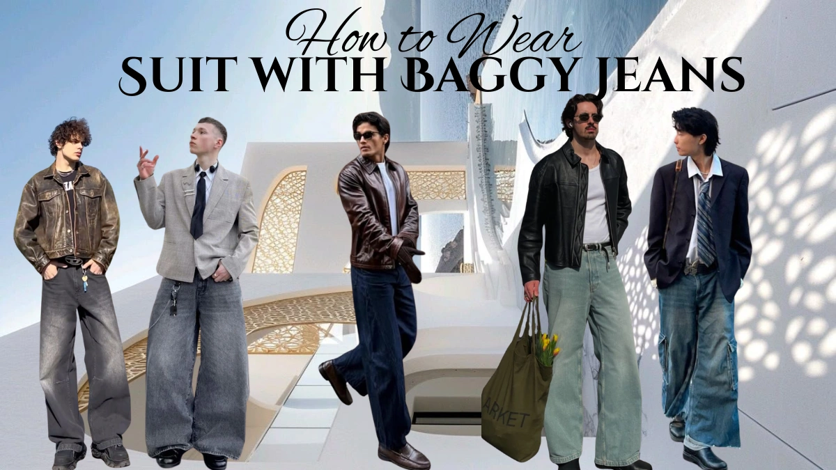 how to style baggy jeans men