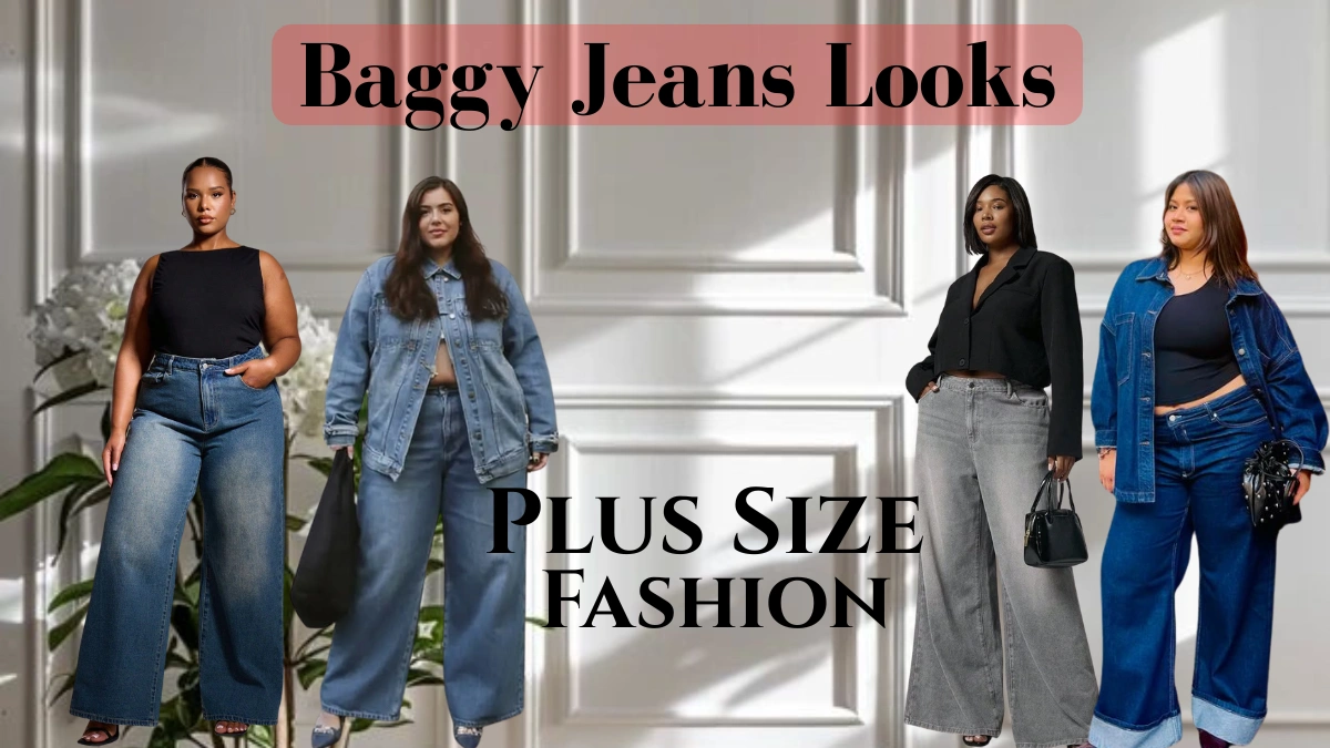 plus size baggy jeans