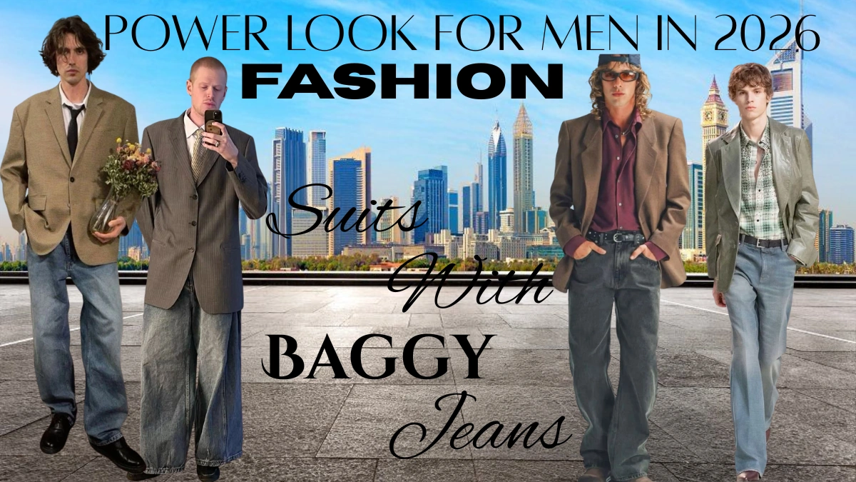 suit with jeans men