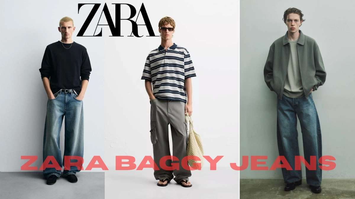 zara baggy jeans men