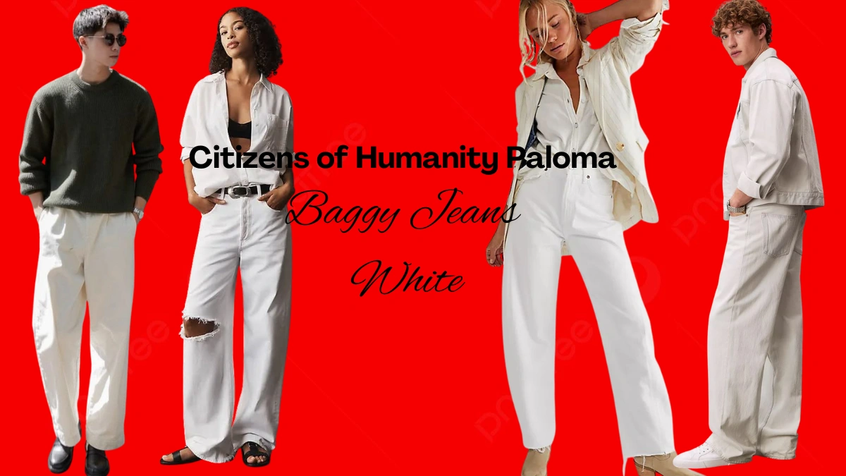 Citizens of Humanity Paloma Baggy Jeans White