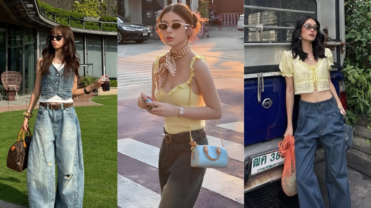 Influencers Style Baggy Jeans and Crop Tops