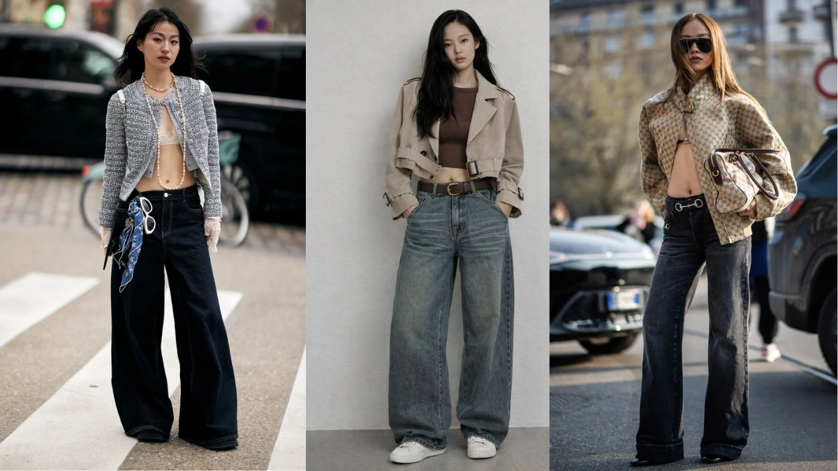Korean Baggy Jeans Outfit Aesthetic