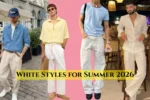 Men's White Baggy Jeans
