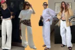 Oversized Baggy Jeans White