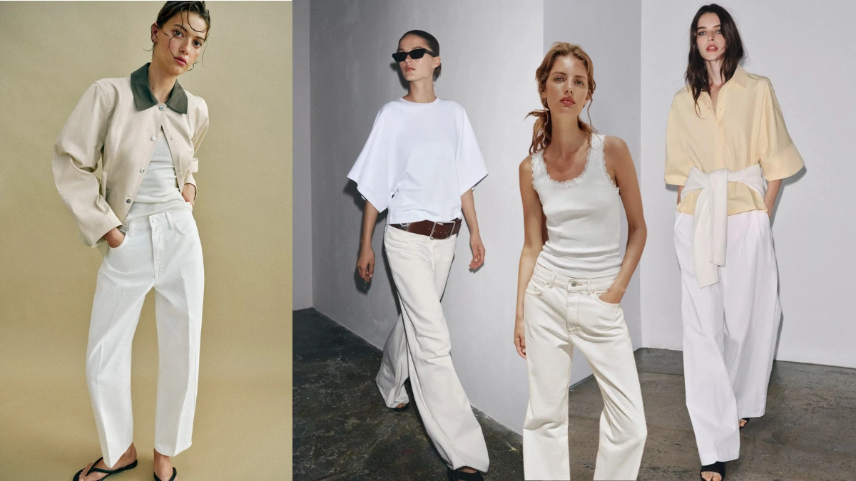 Roadster Baggy Jeans White