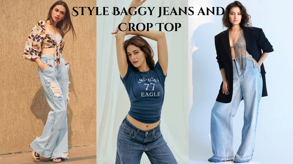 Style Baggy Jeans and a Crop Top