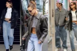 baggy jeans with blazer