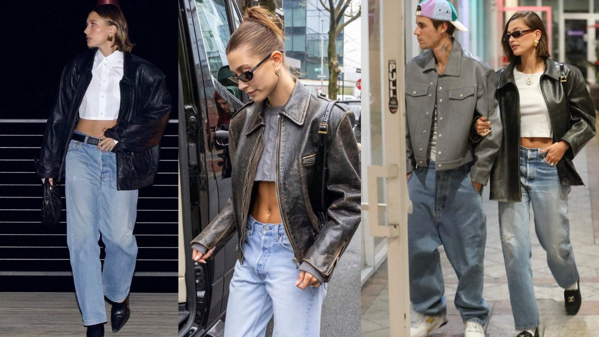 baggy jeans with blazer