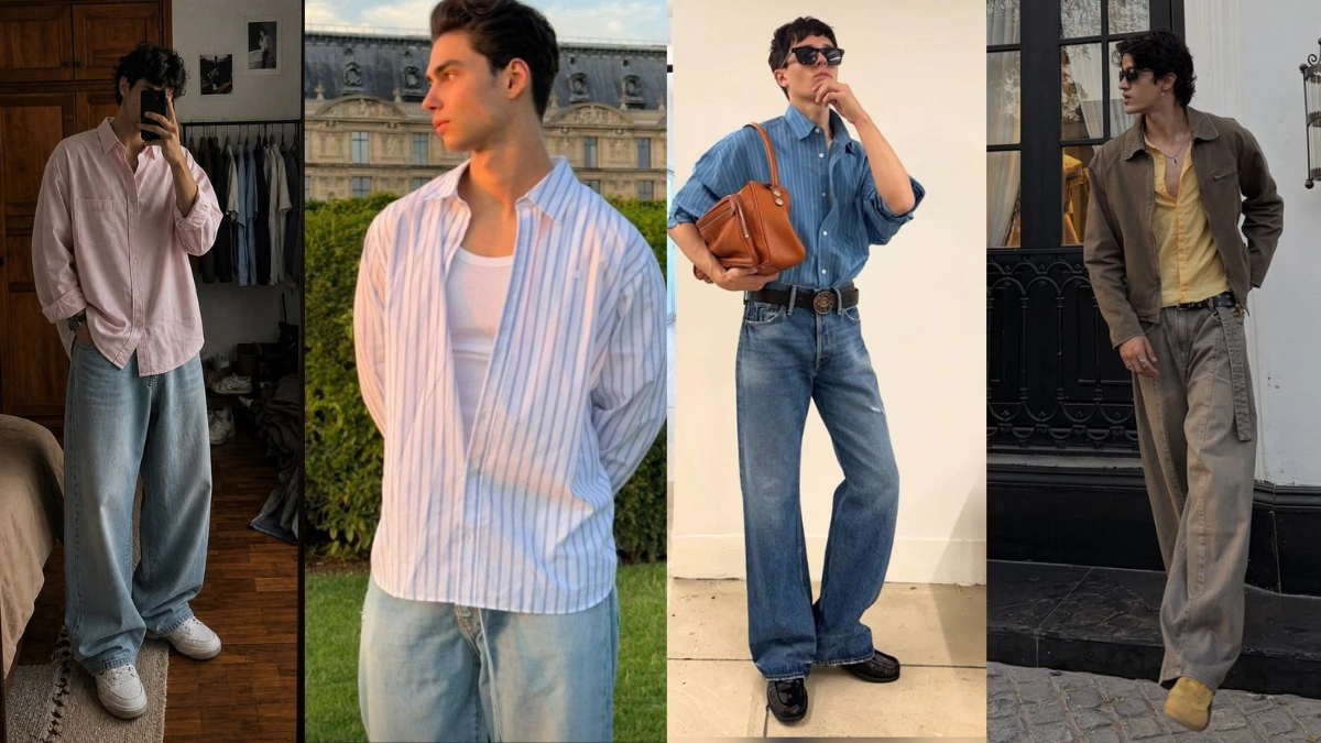 baggy jeans with shirt