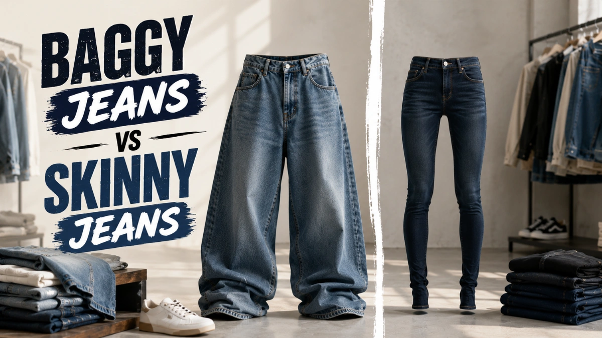 Baggy Jeans vs Skinny Jeans