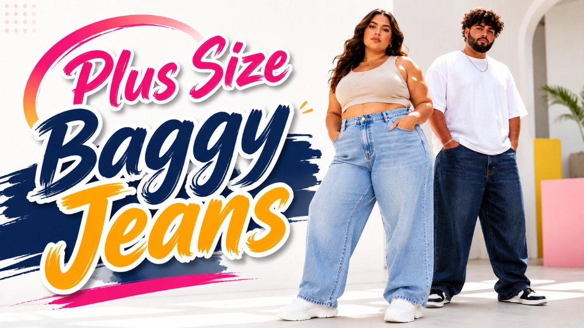 Plus Size Baggy Jeans