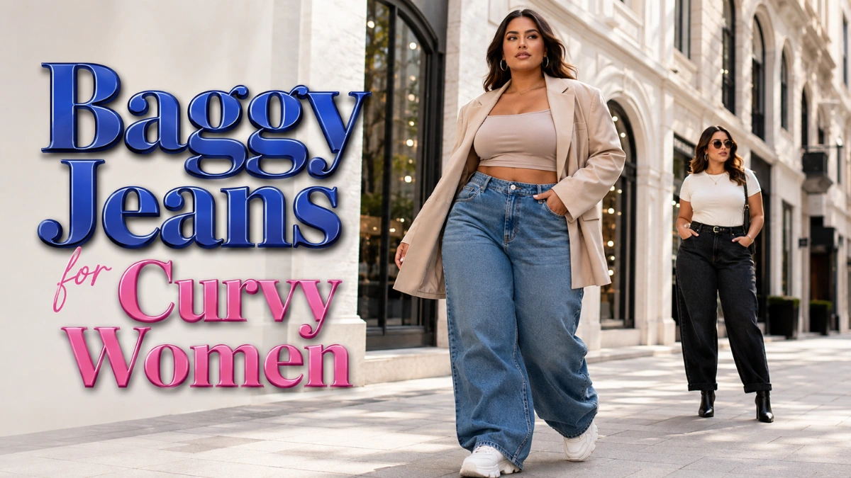 Baggy Jeans for Curvy Women