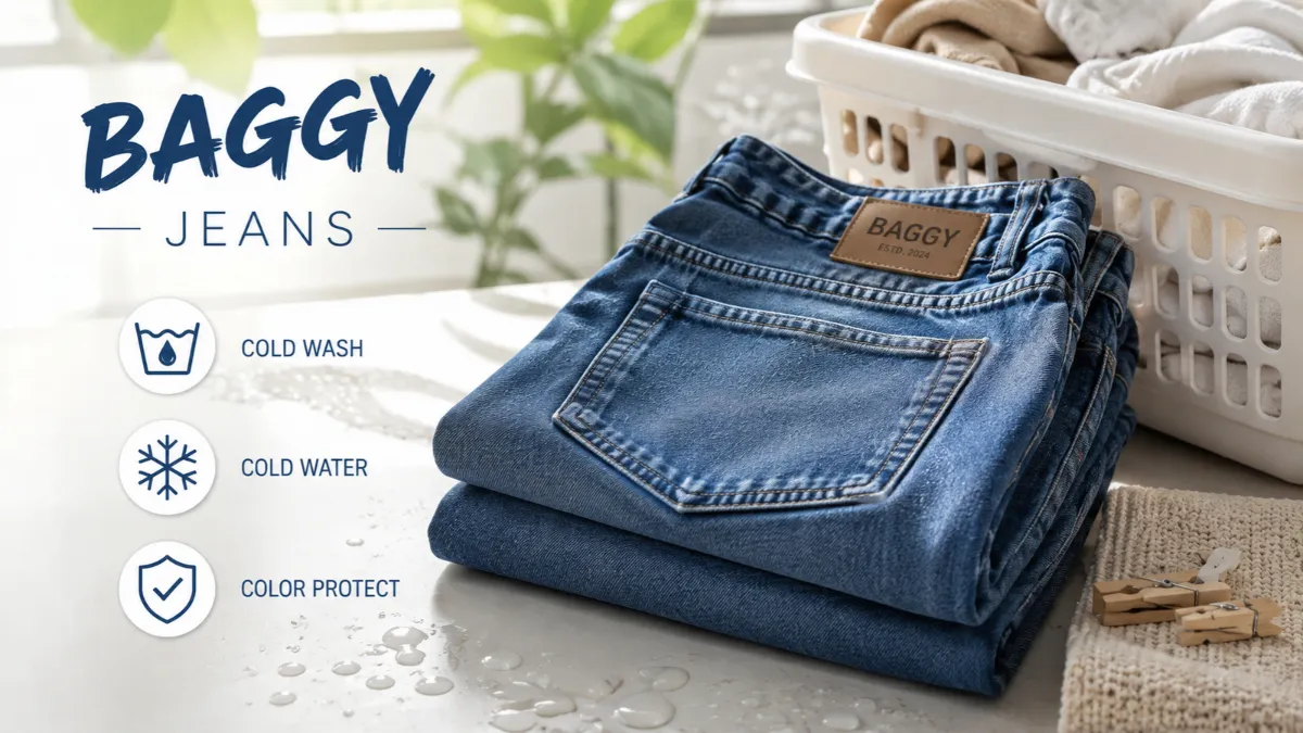 How to Wash & Care for Baggy Jeans